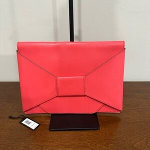 Banana Republic Bright Coral Clutch